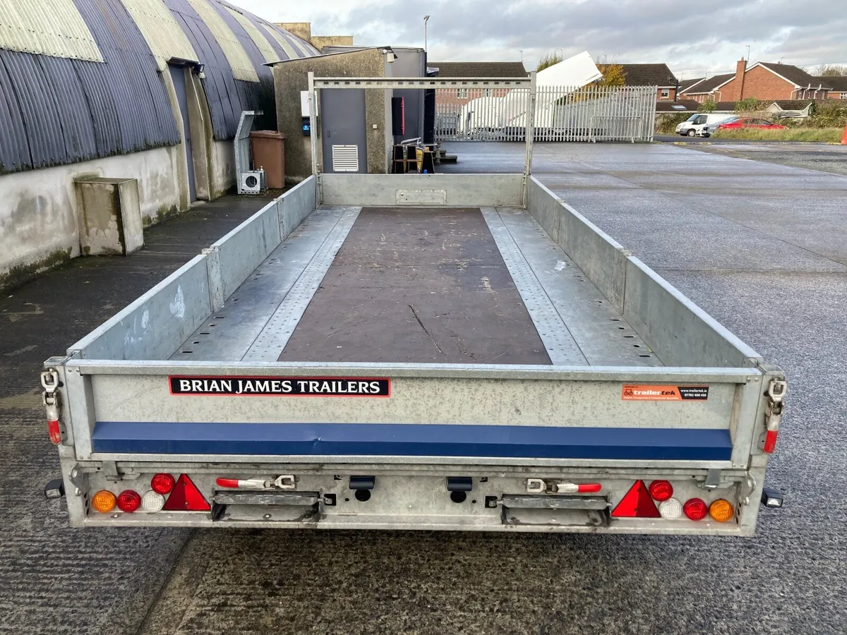 Brian James Connect 475 drop side plant trailer - Image 3