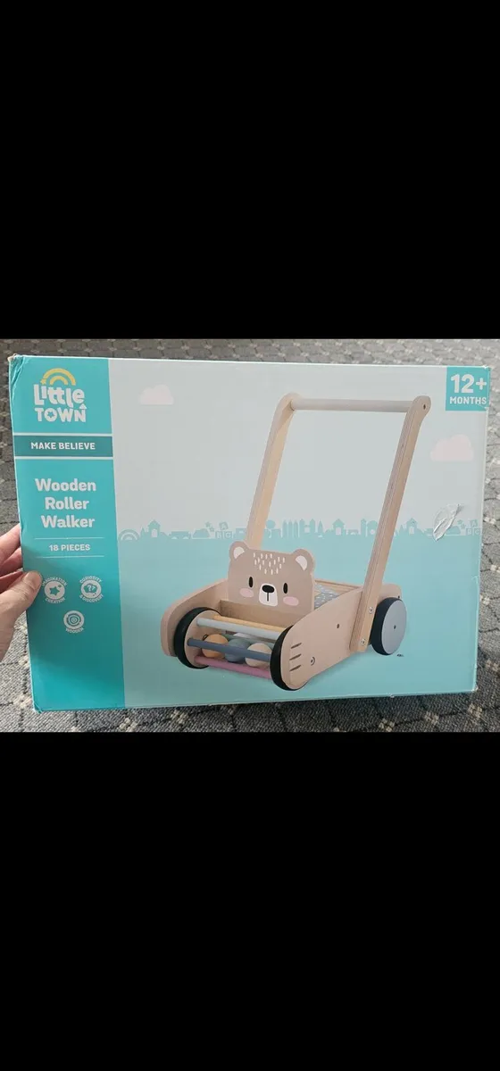 Brand new Wooden roller walker - Image 1