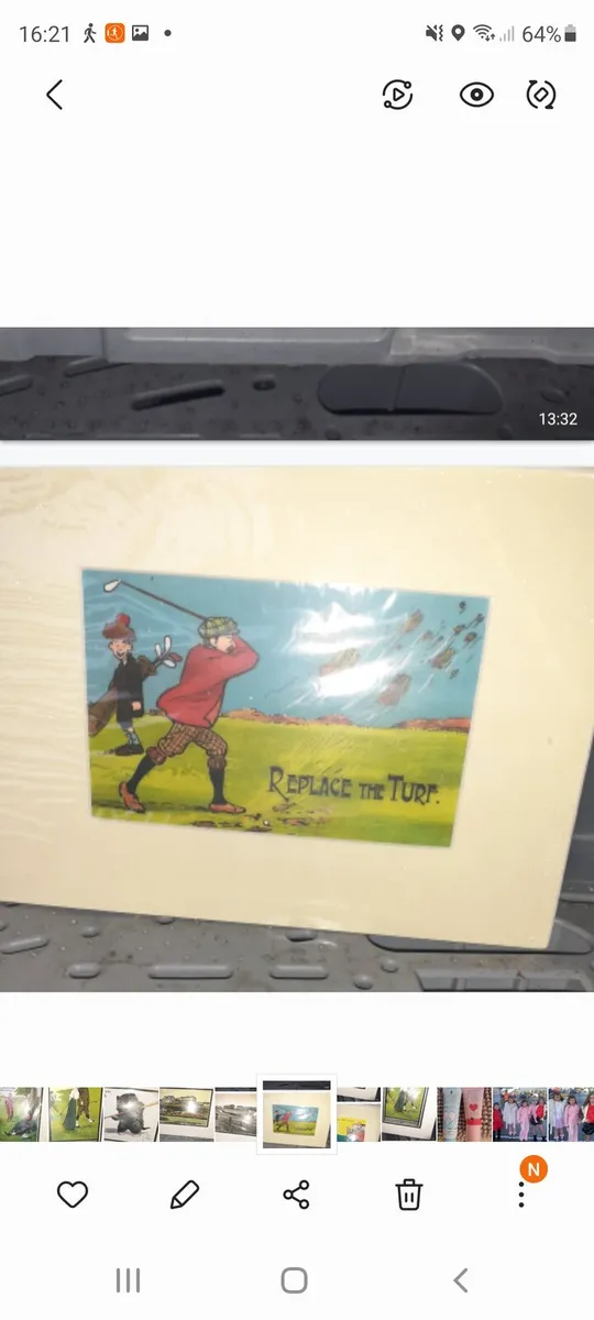 Posters /pictures old golf pictures  make an offer - Image 2