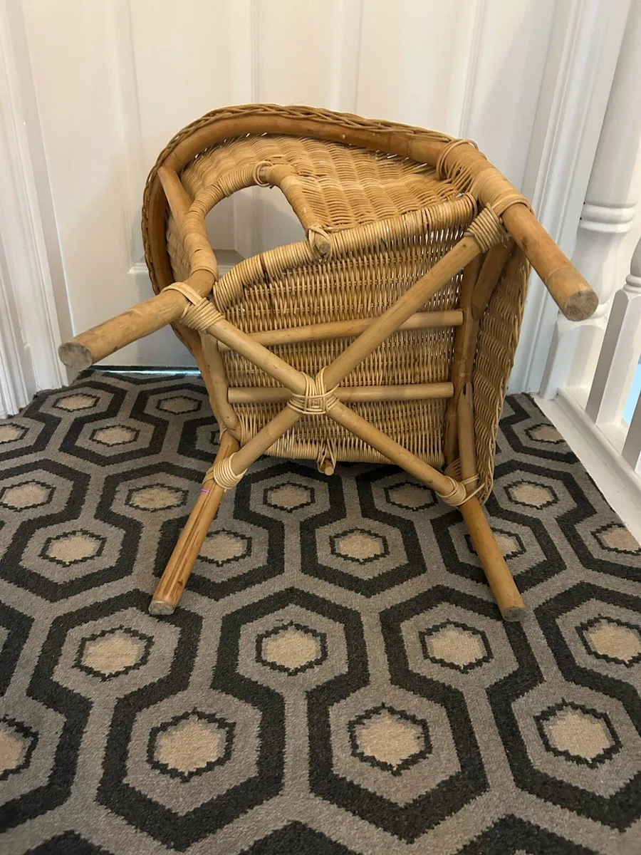 Kids Wicker chair - Image 3