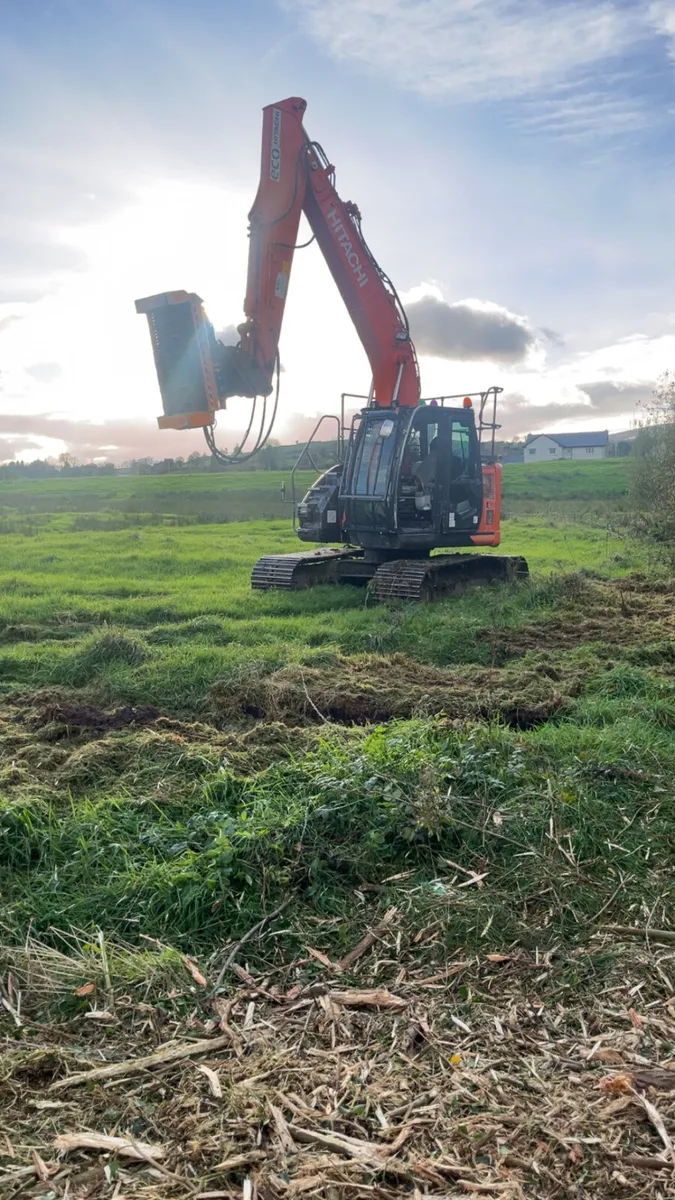 Digger and tree shears for hire
