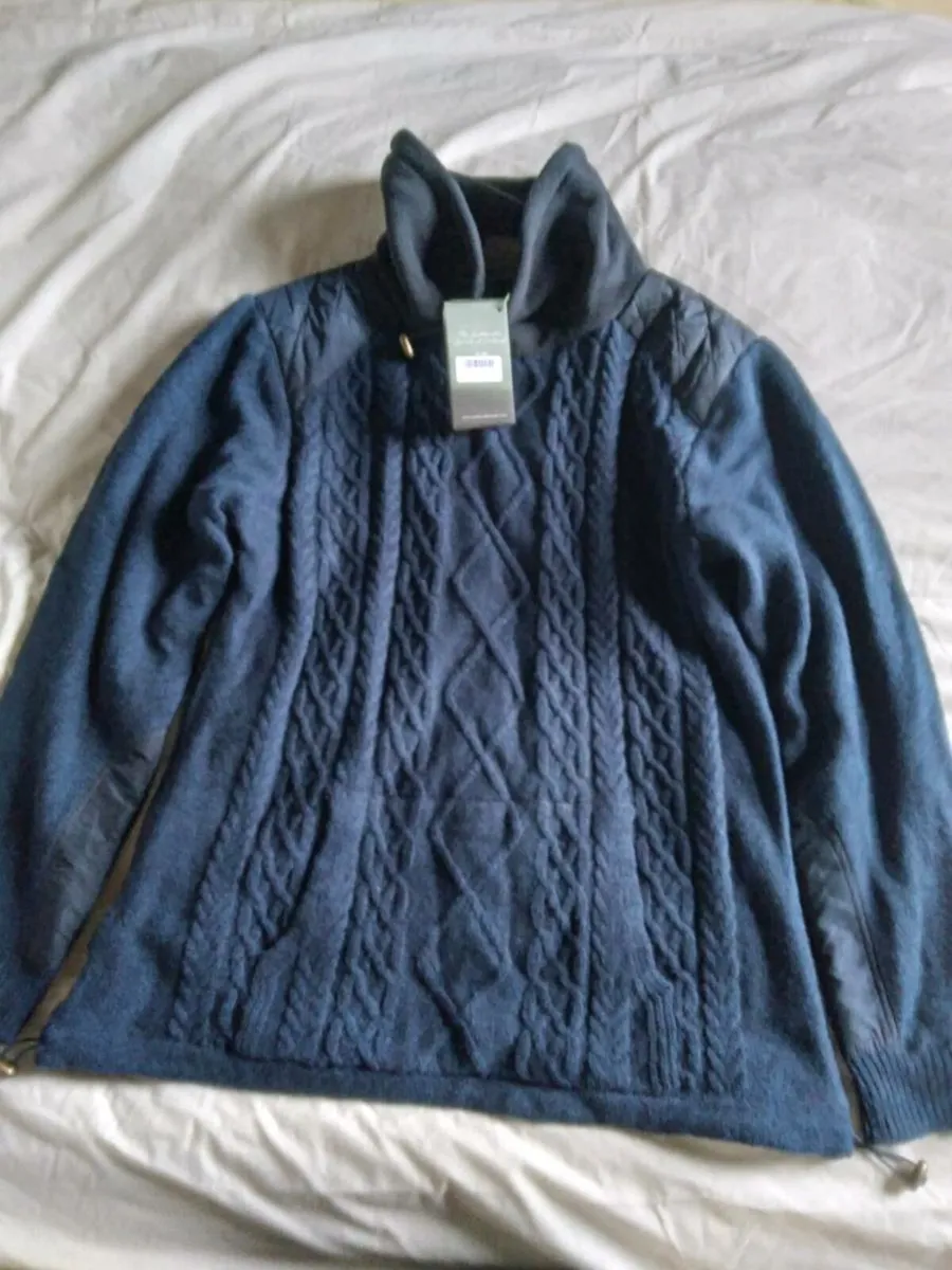 Pure Wool Aran Sweater. Brand New, Unworn - Image 2