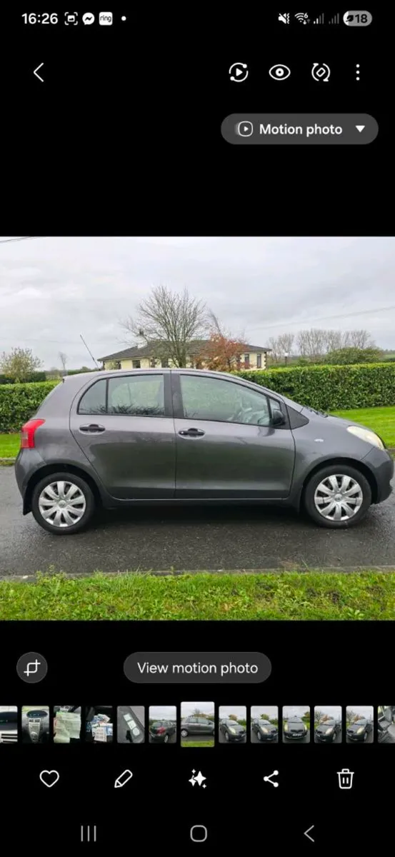 2008 Toyota Yaris 1.3 ⛽️ Taxed and NCT - Image 1
