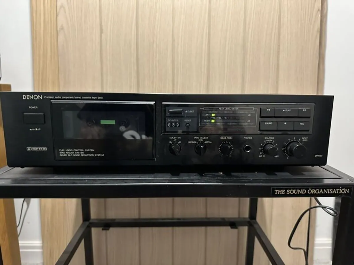 VINTAGE AMAZING -  DENON DR M07 -  Precision Audio Component Stereo Cassette Tape Deck - Image 1