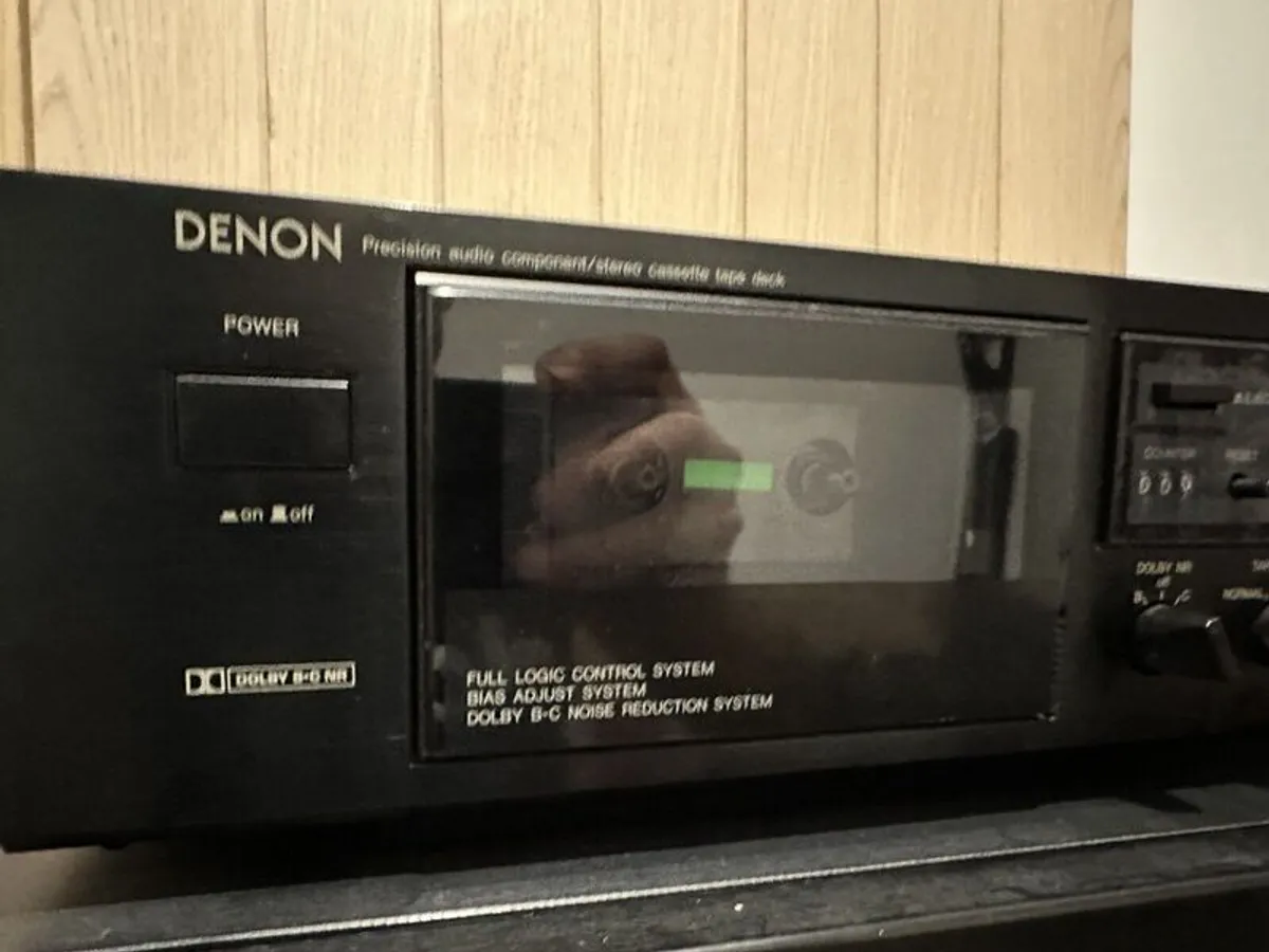 VINTAGE AMAZING -  DENON DR M07 -  Precision Audio Component Stereo Cassette Tape Deck - Image 3