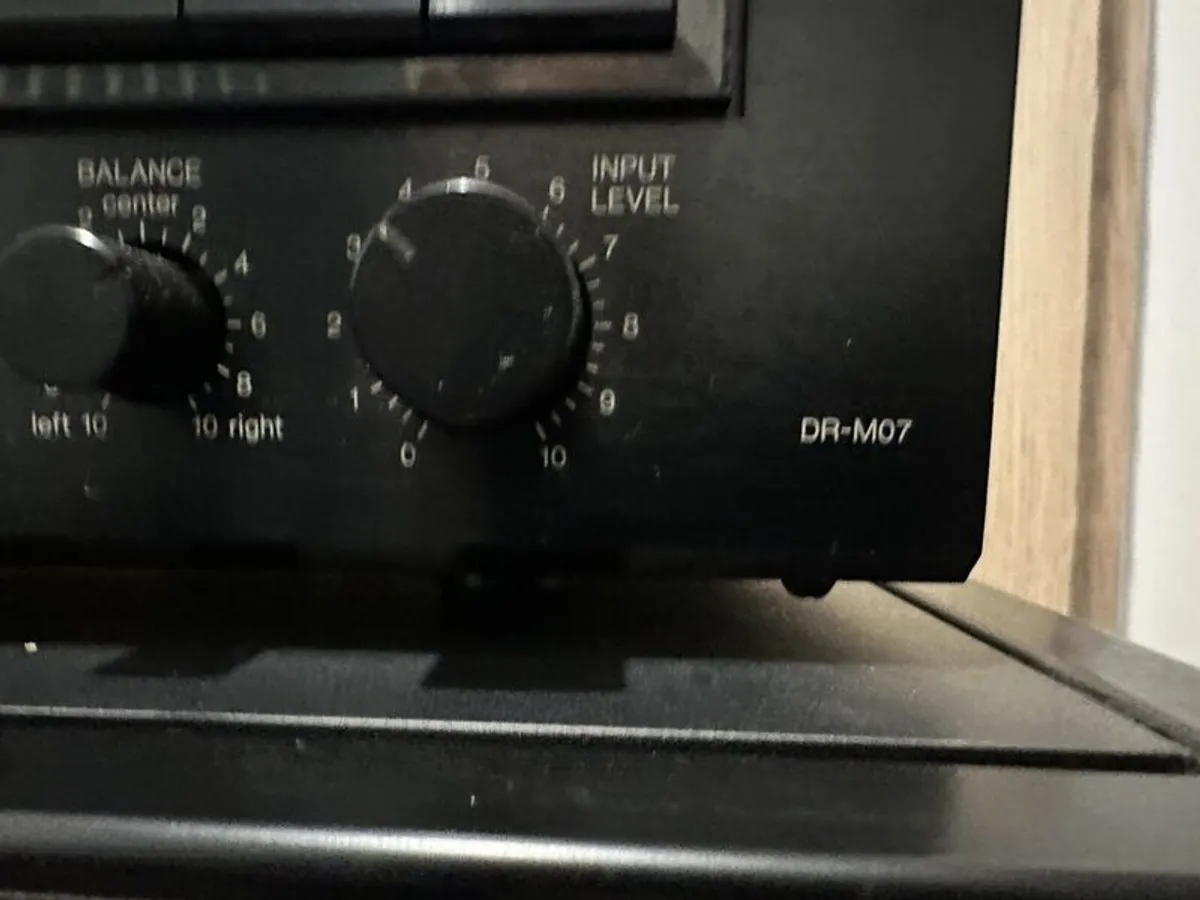 VINTAGE AMAZING -  DENON DR M07 -  Precision Audio Component Stereo Cassette Tape Deck - Image 4