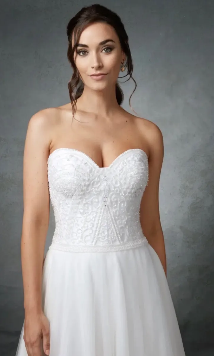 Ivory wedding dress - Image 2