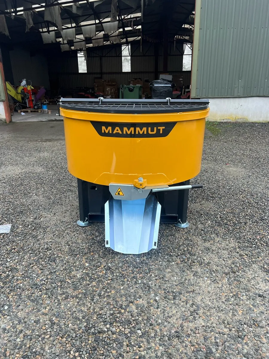 NEW MAMMUT PAN CEMENT MIXERS - Image 1