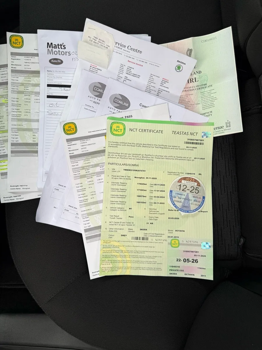 2011 Skoda Octavia 2.0TDI New NCT & Taxed - Image 3