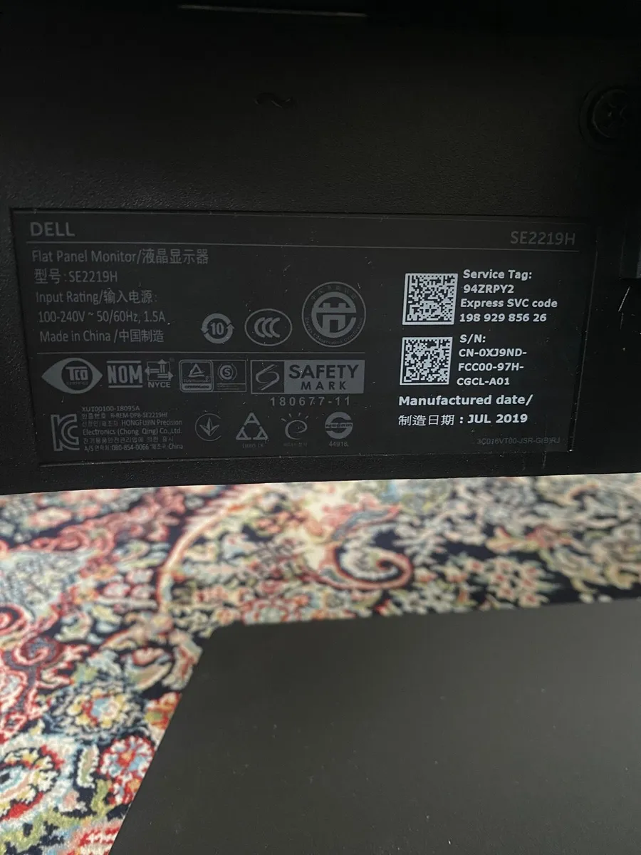 DELL Monitor- SE2219H - 54.6 cm (21.5") - Image 2