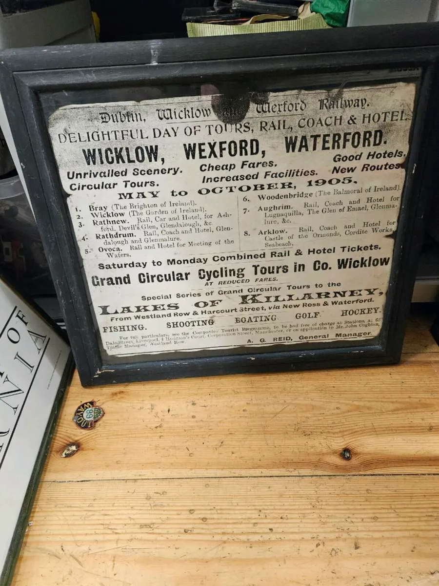 Picture Print Irish Rail Notice - Image 2