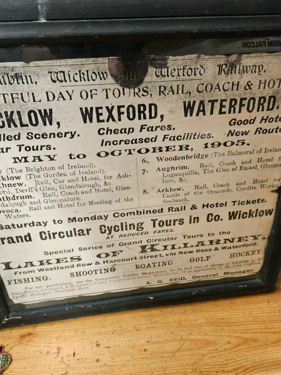 Picture Print Irish Rail Notice - Image 4