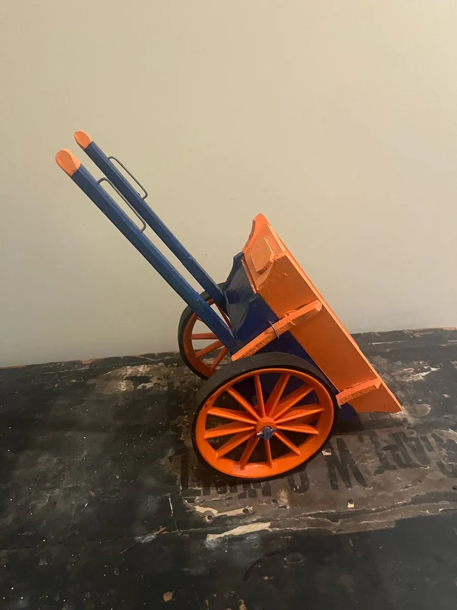 Vintage Scratch Built Model Donkey Cart - Image 3