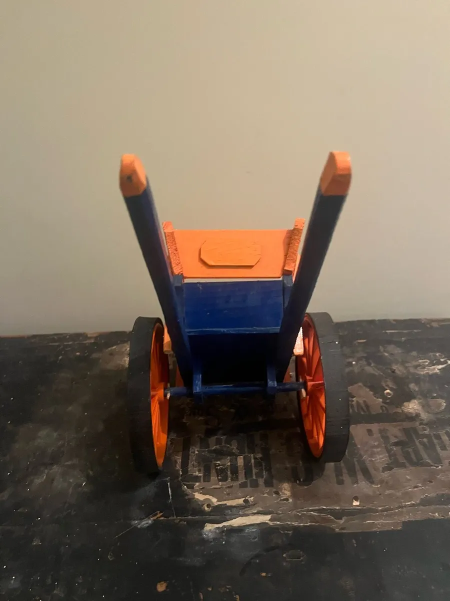 Vintage Scratch Built Model Donkey Cart - Image 4