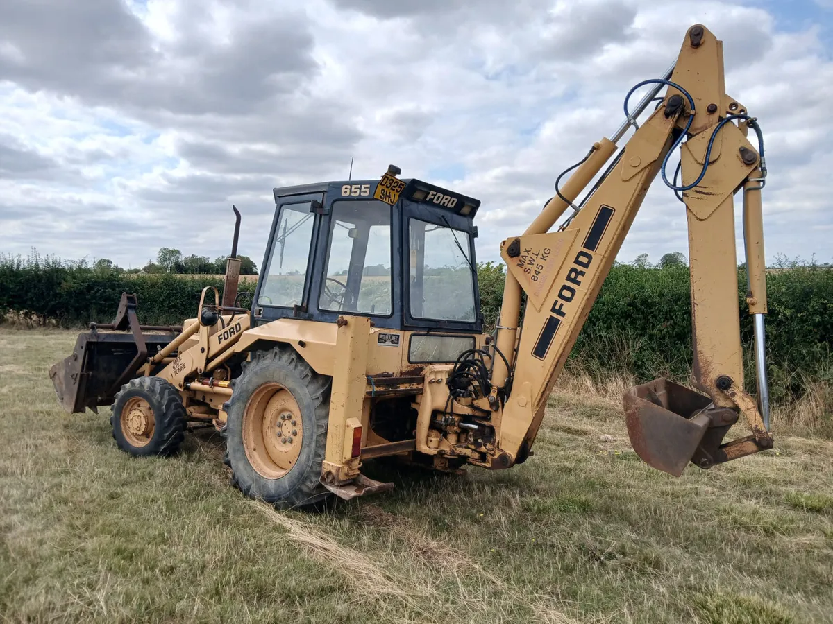 FORD 655c 4wd BACKHOE : 11018458 - Image 2