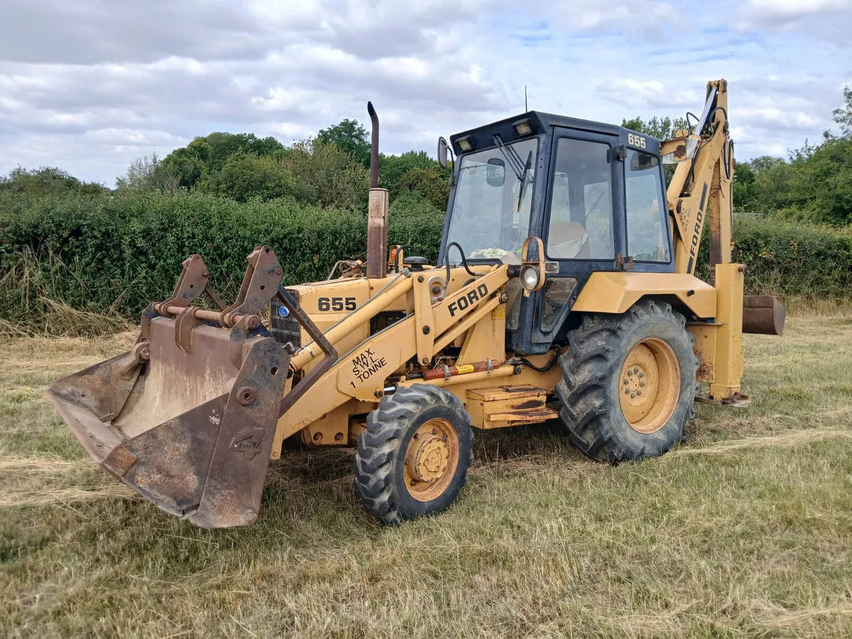 FORD 655c 4wd BACKHOE : 11018458 - Image 1