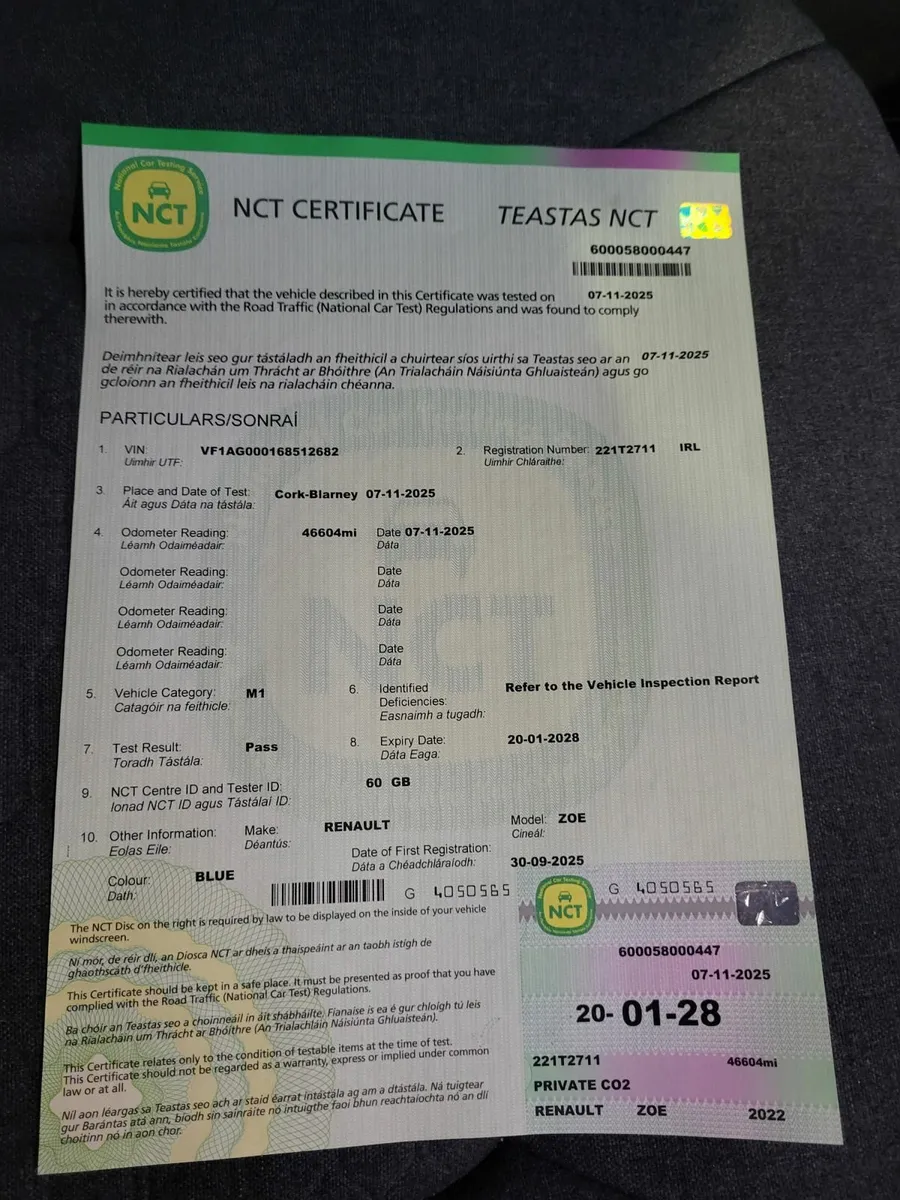 RENAULT ZOE AUTOMATIC WITH CCS RAPID CHARG. €11750 - Image 3