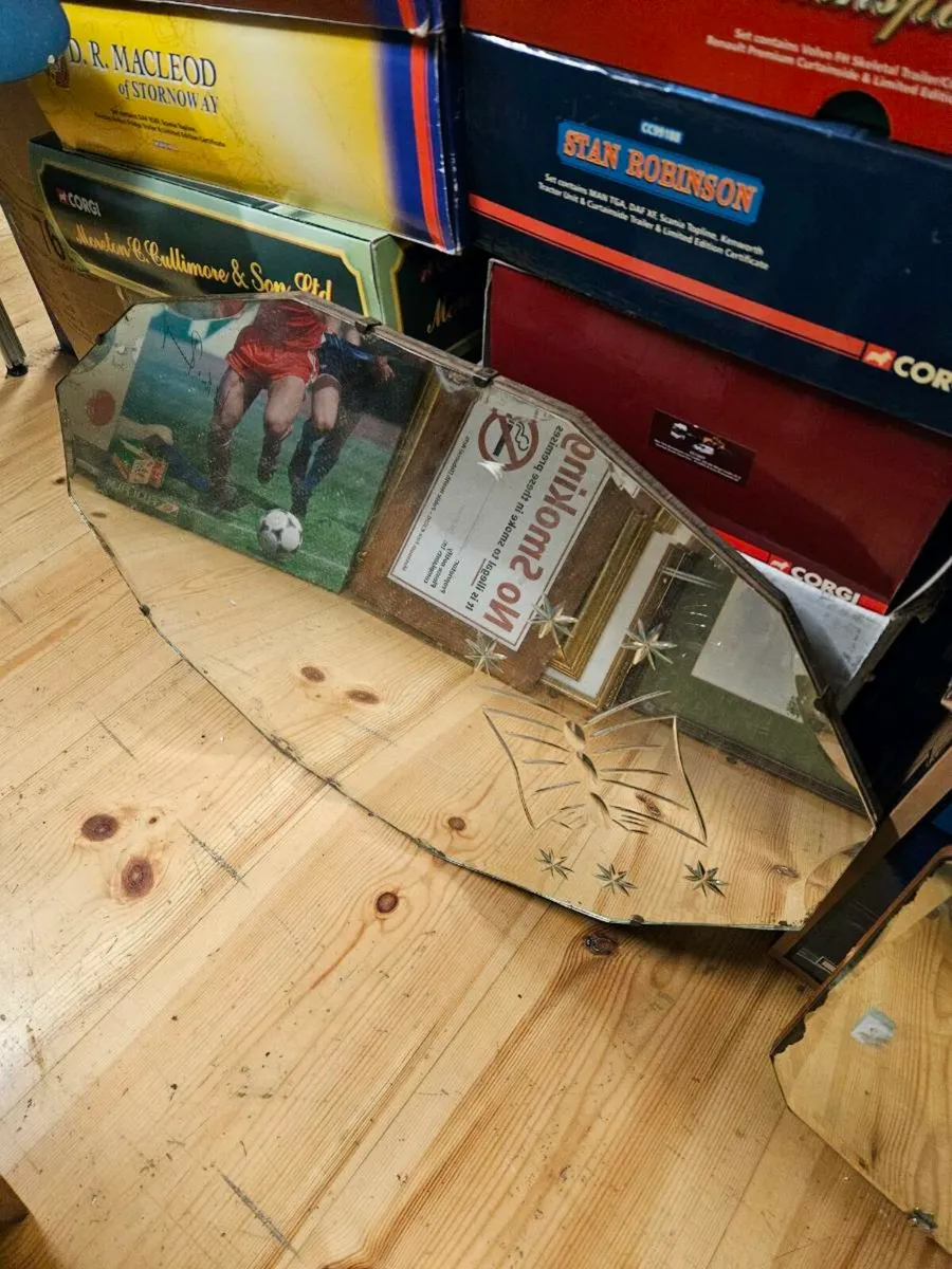 Vintage Artdeco Mirror Butterfly - Image 1