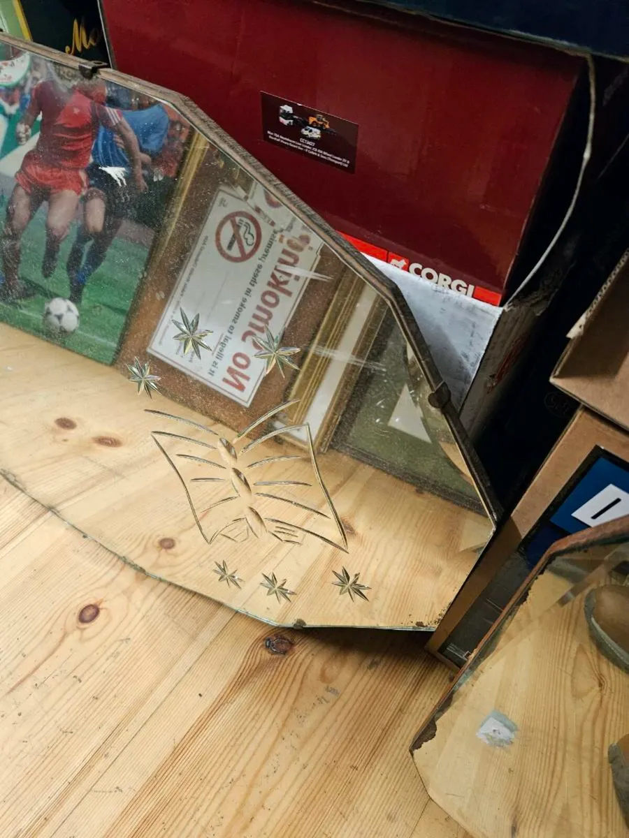 Vintage Artdeco Mirror Butterfly - Image 4