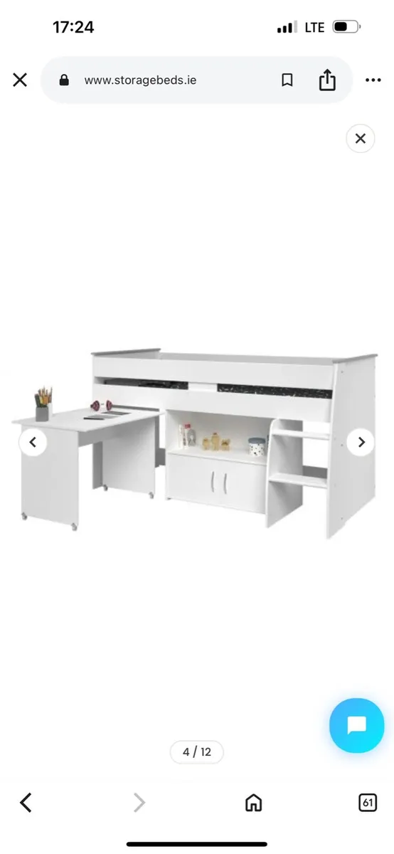 Reverse Midsleeper Bed Frame - Image 1