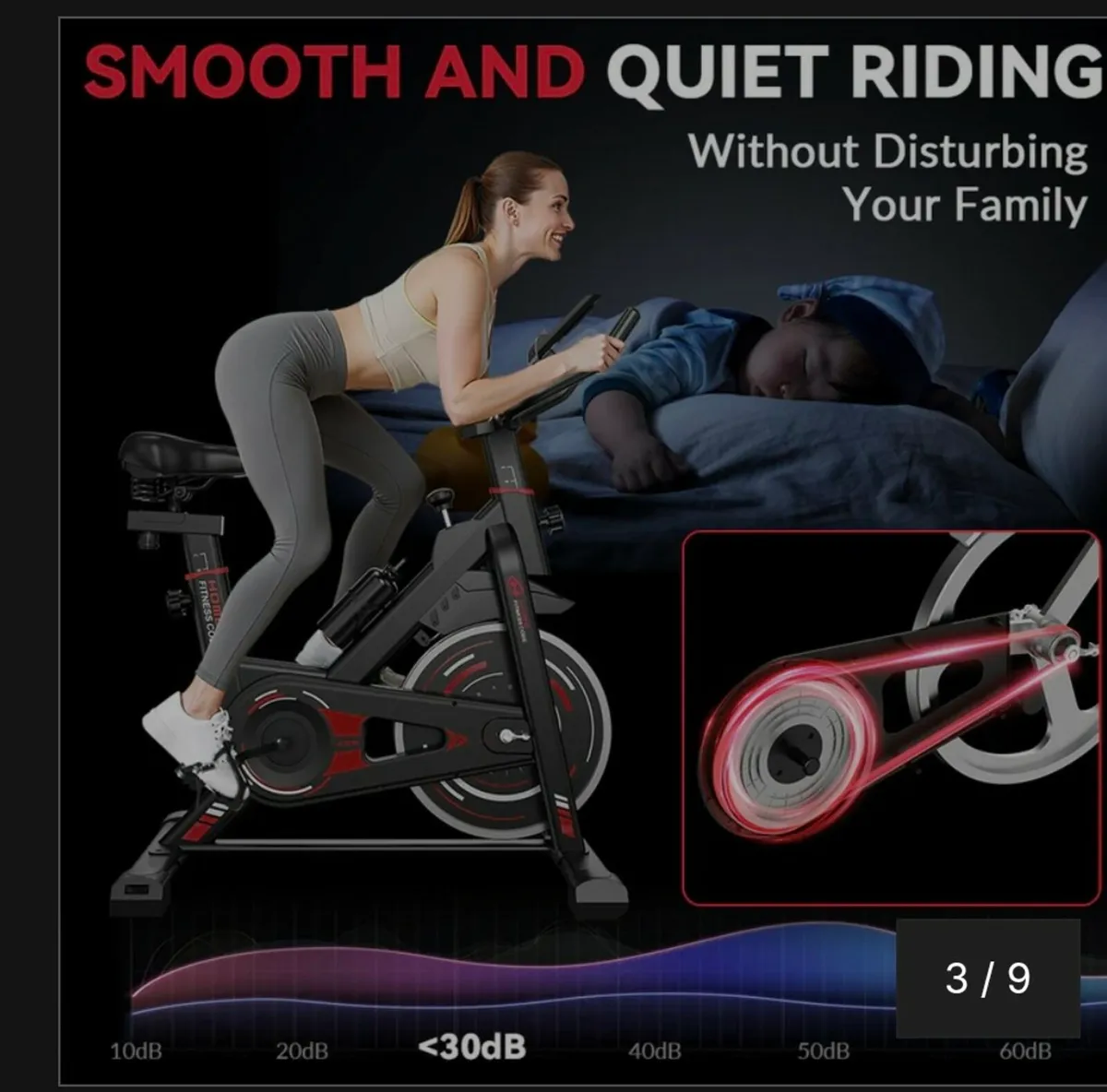 Exercise bike - As New - Image 3