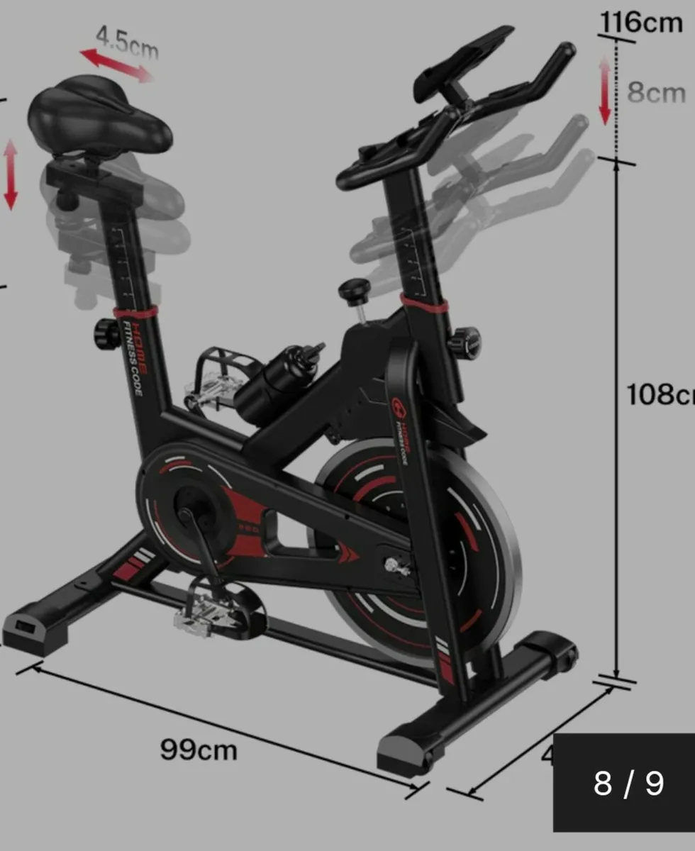 Exercise bike - As New - Image 4