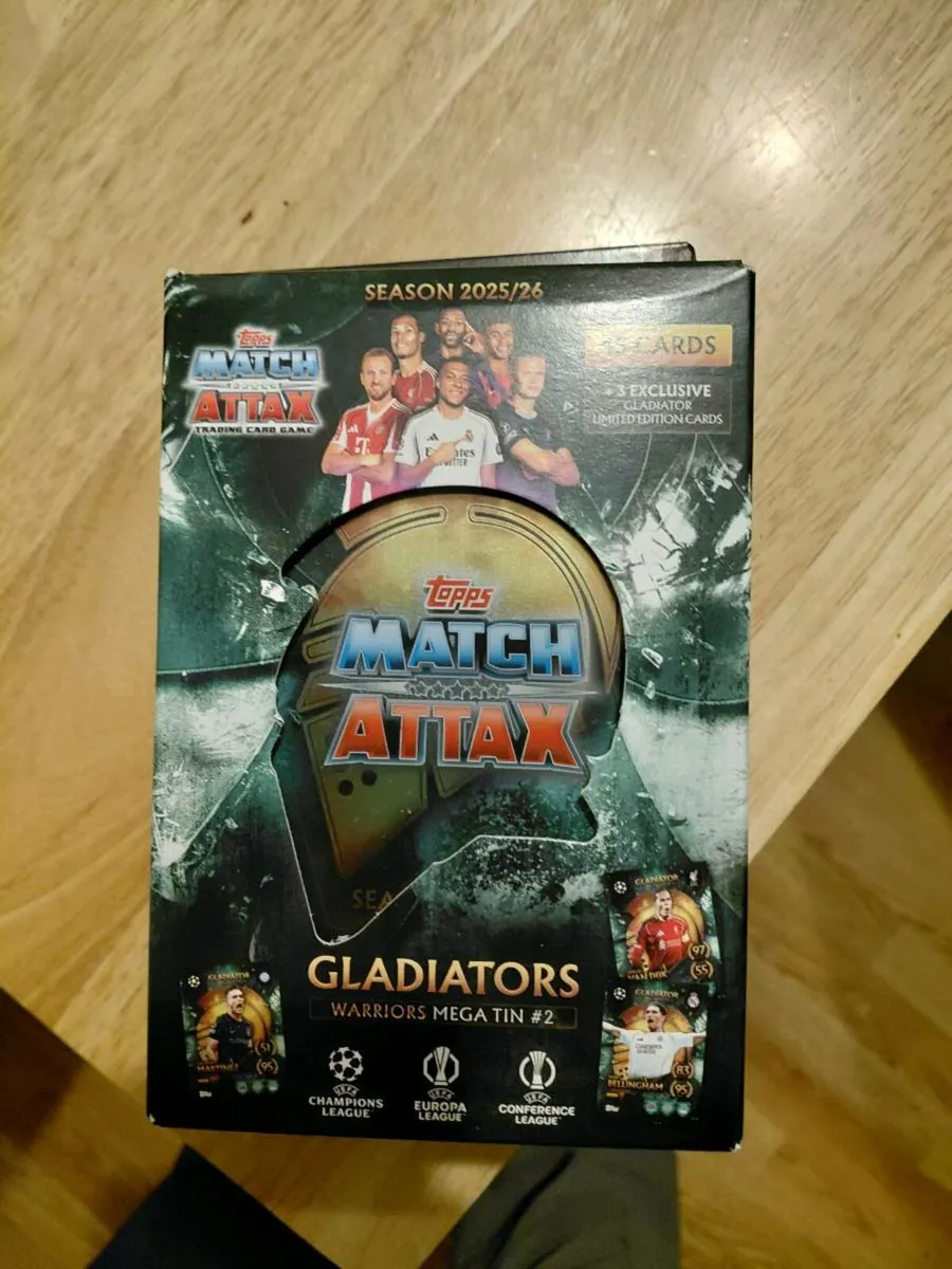 Match attax gladiator tins number 2 and 3 - Image 2