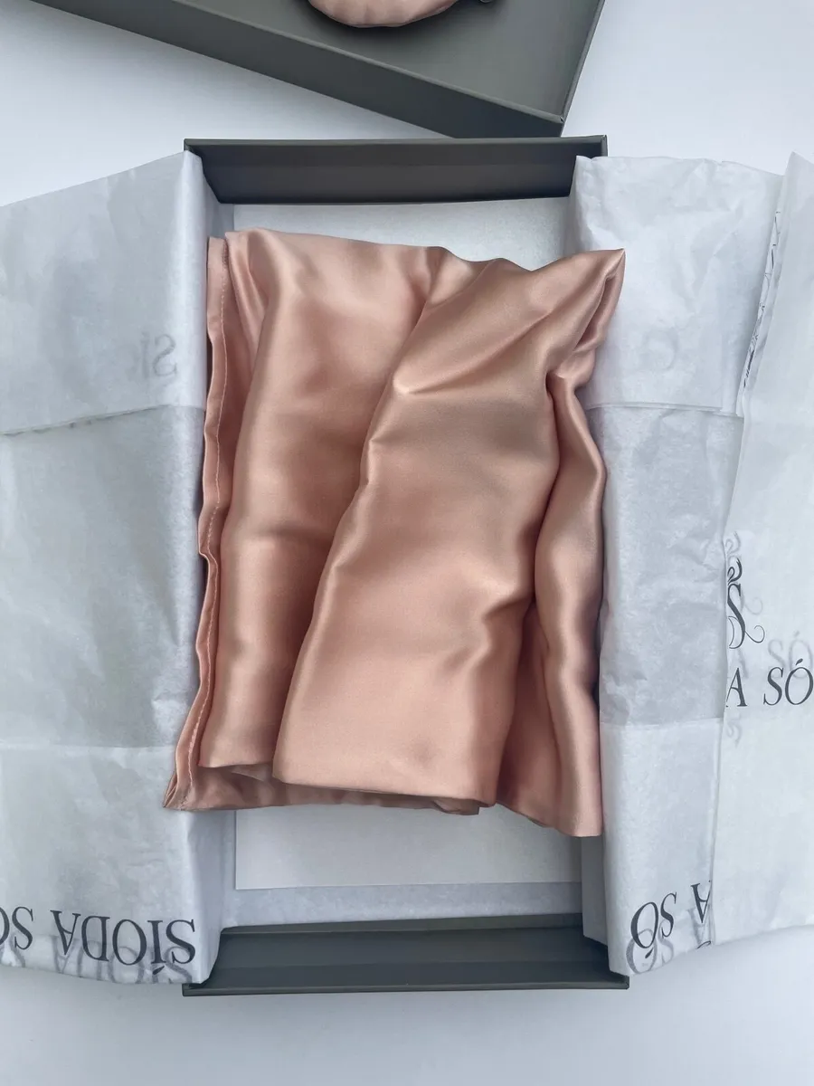 Silk eye Mask and Pillow Case Set - Síoda Só - Image 4