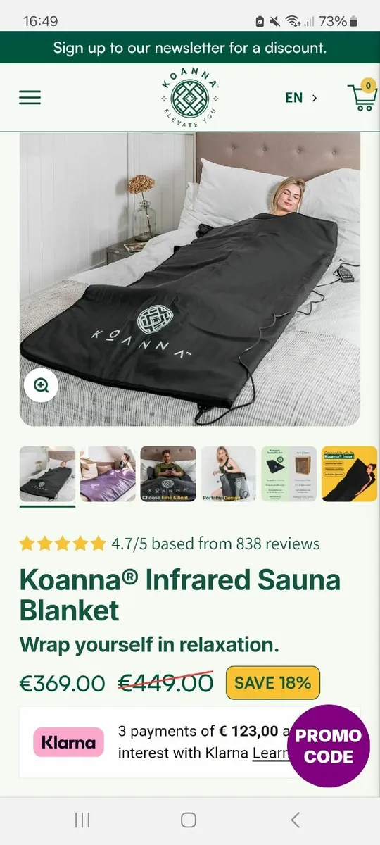 Koanna Sauna Blanket - Image 1