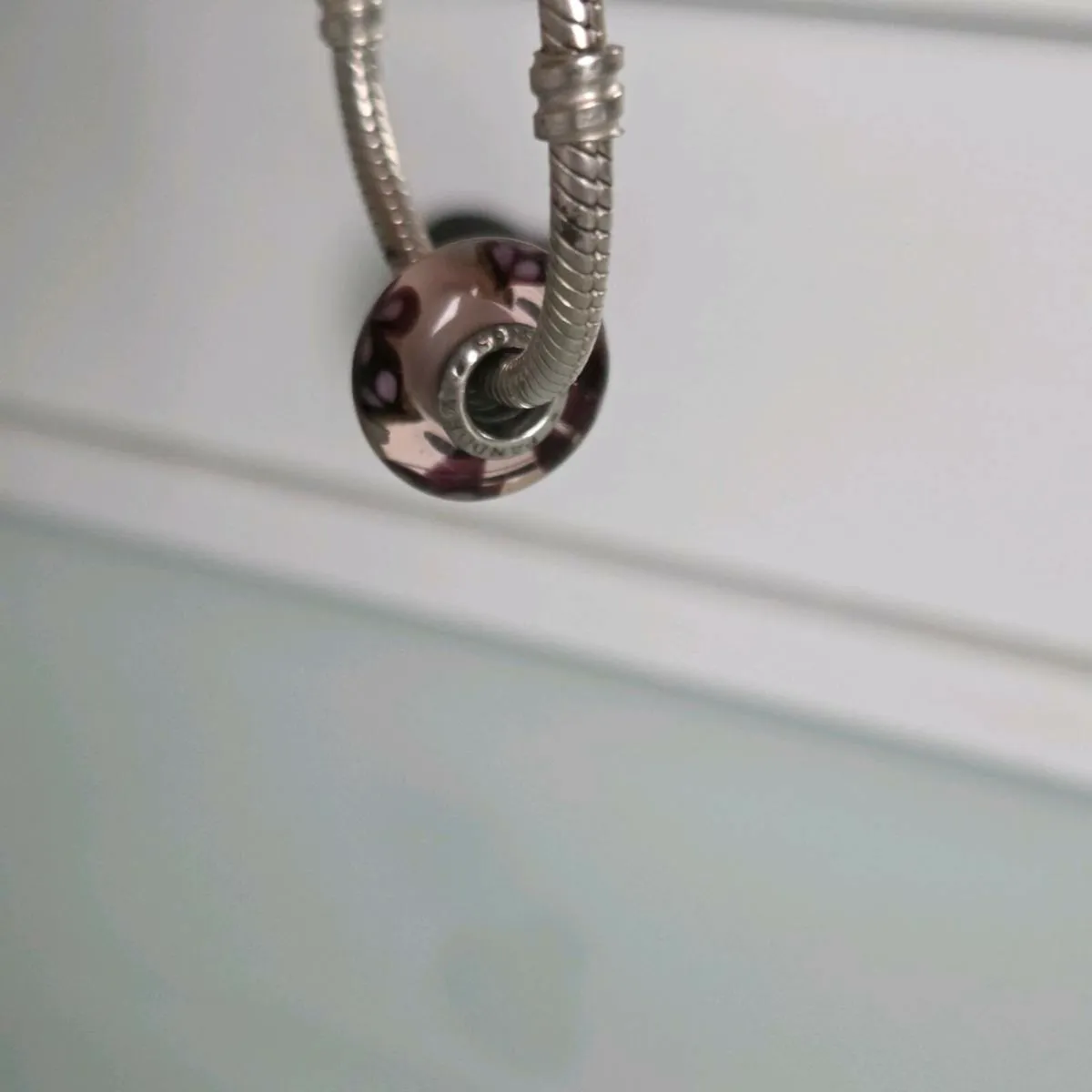 Pandora charm butterfly murano glass - Image 4