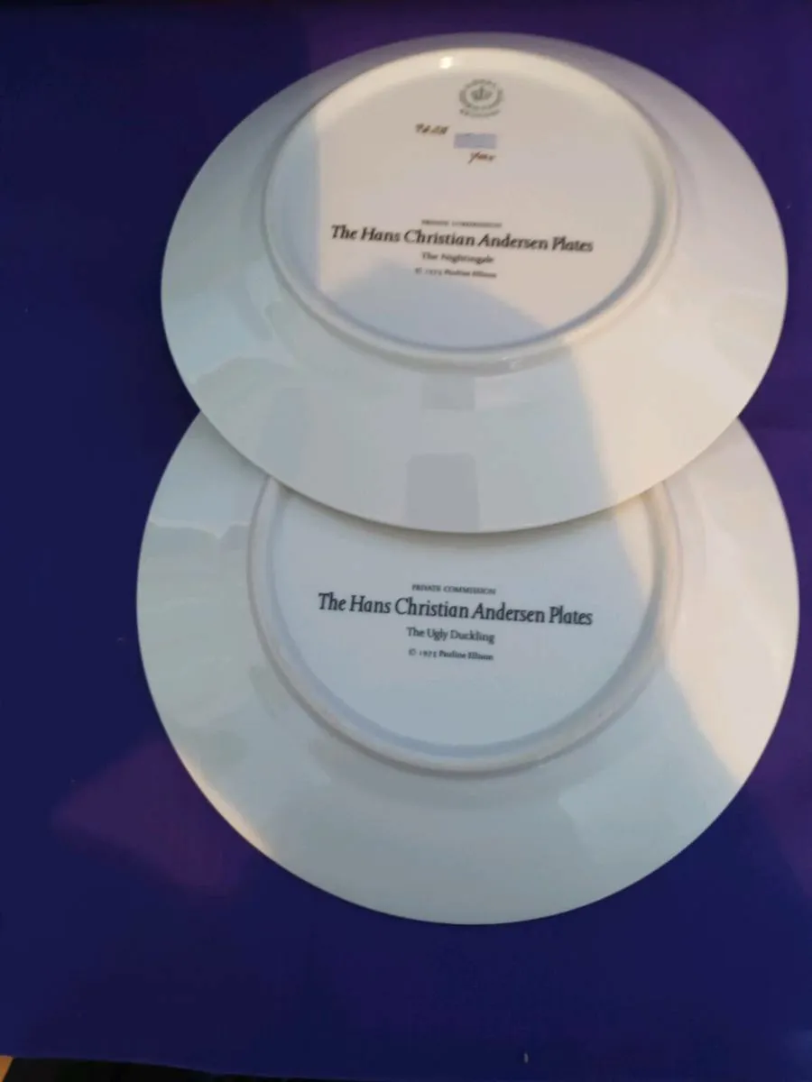 10 vintage  HANS CHRISTIAN  ANDERSON  Plates - Image 3