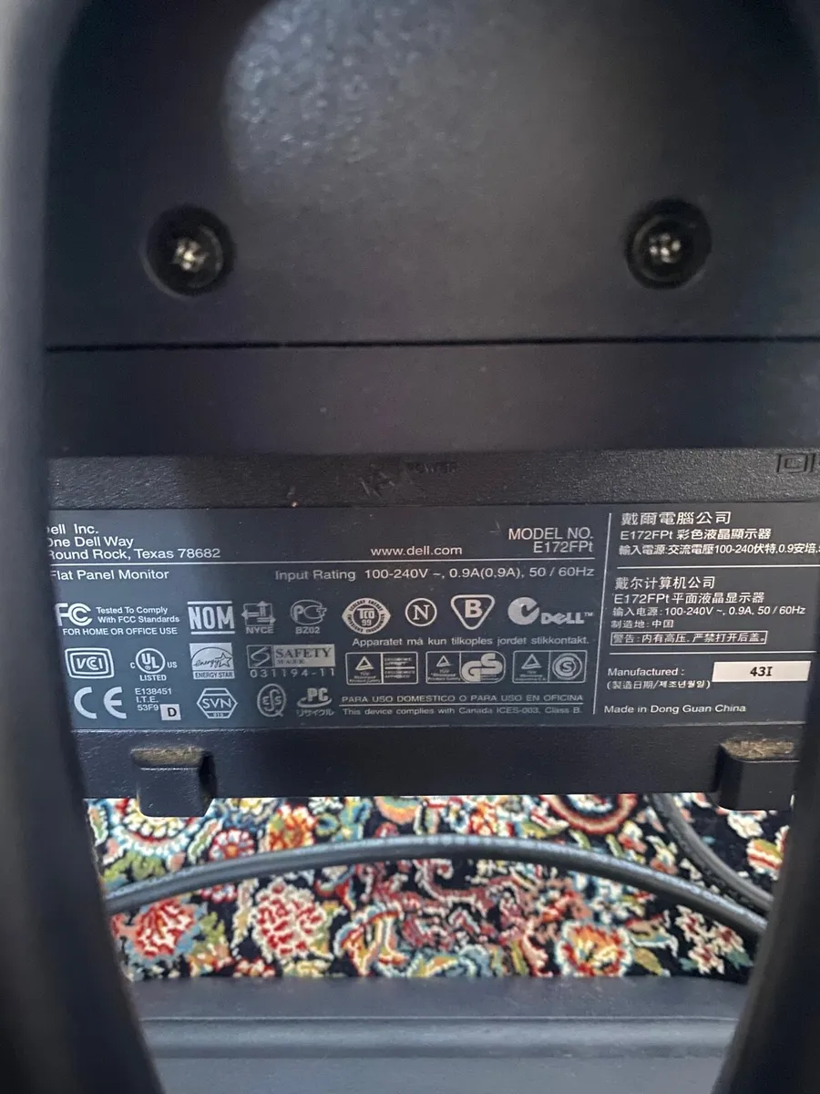 Dell Monitor - E172FPt - (17") - Image 4