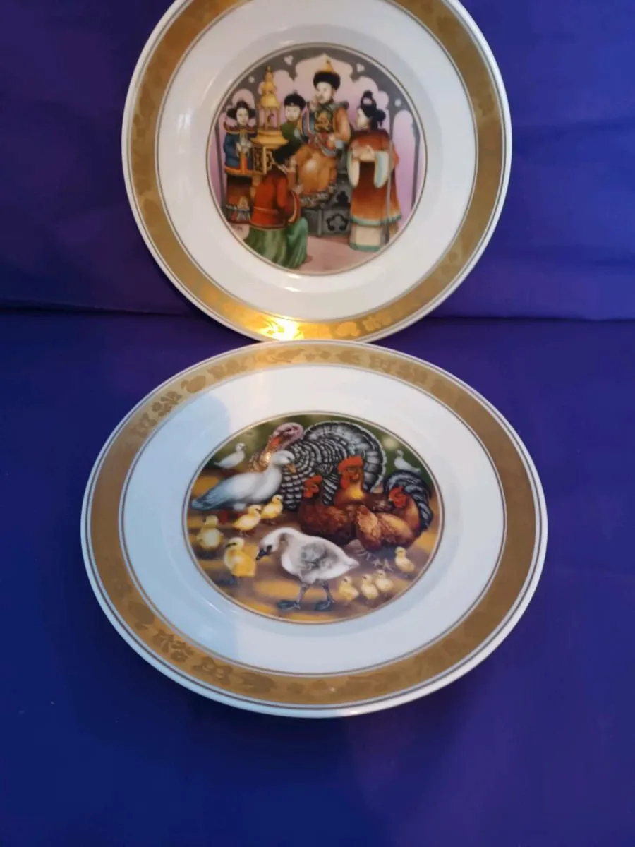 10 vintage  HANS CHRISTIAN  ANDERSON  Plates - Image 1