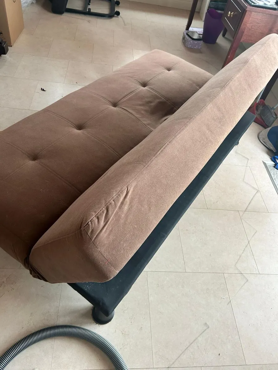 Sofa Bed - Brown Fabric - Image 2