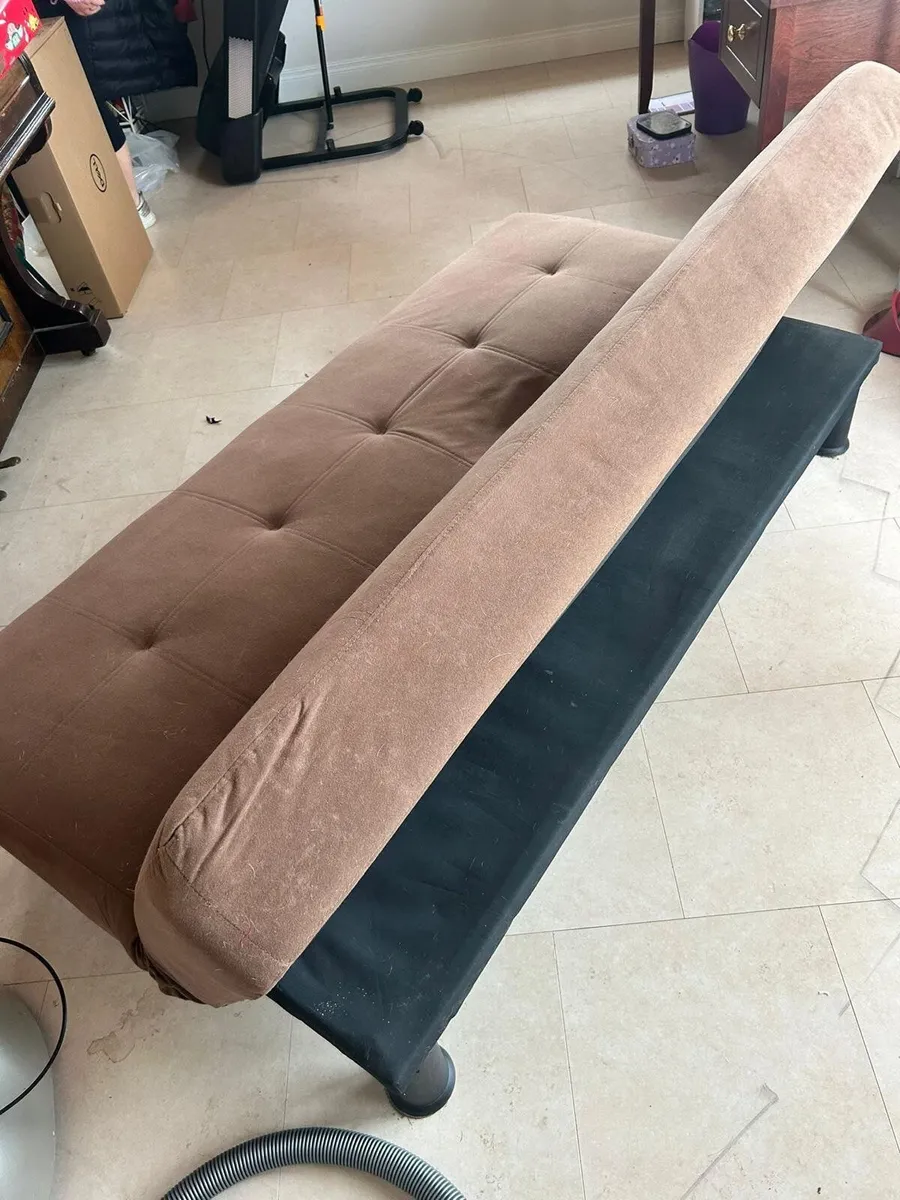 Sofa Bed - Brown Fabric - Image 3