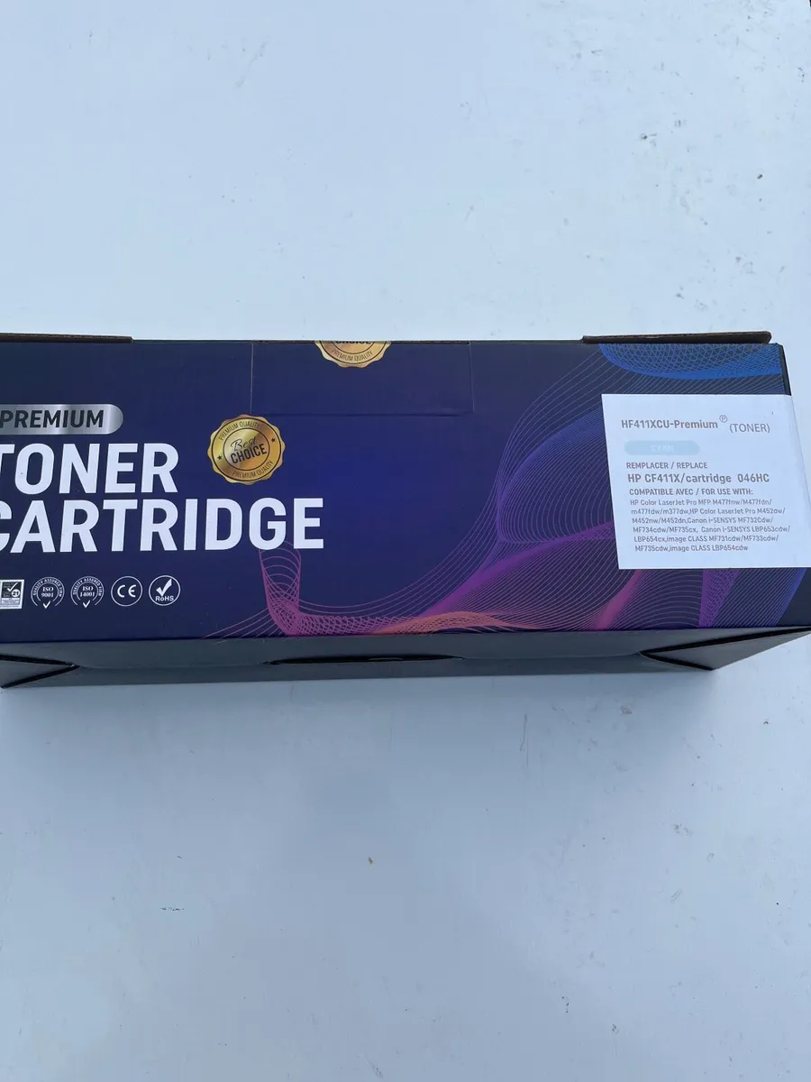 Compatible HP CF411X Cyan Ink Toner - Image 2