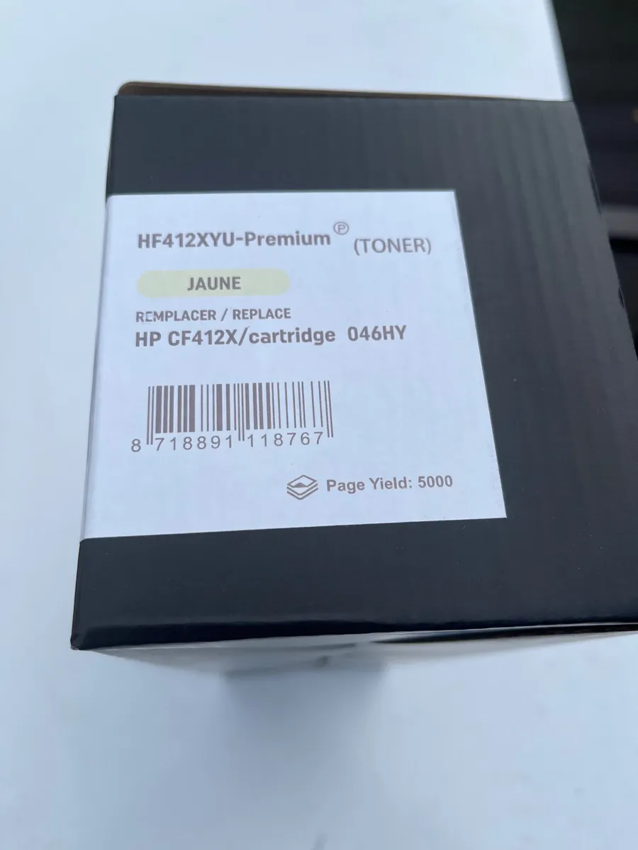 Compatible HP CF412X Yellow Ink Toner - Image 1