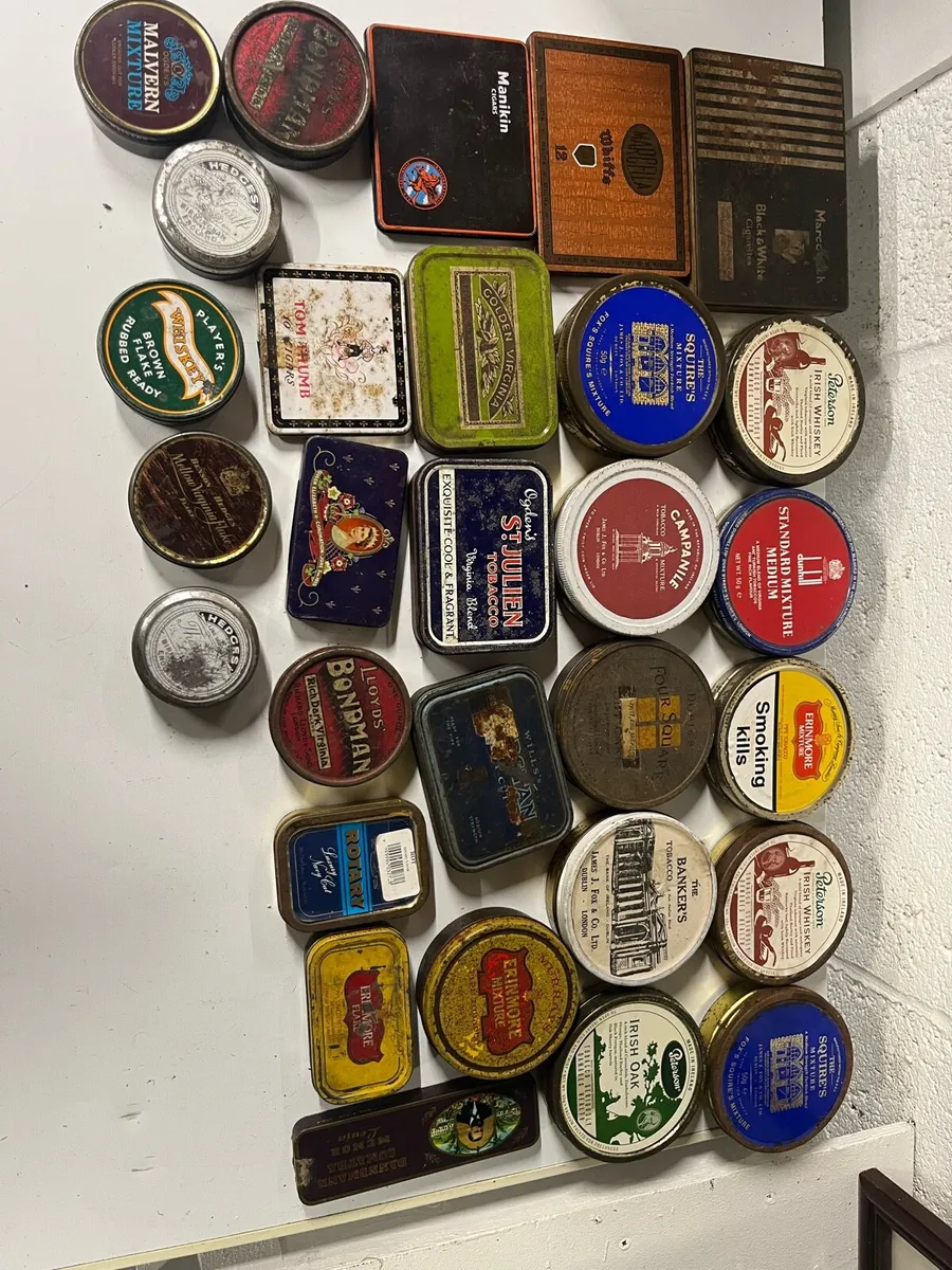 80 TOBACCO TINS - Image 2