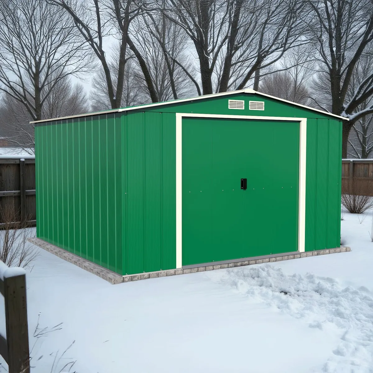 Duramax ECO Metal Garden Shed | 10×8 Feet | Free 3 - Image 4