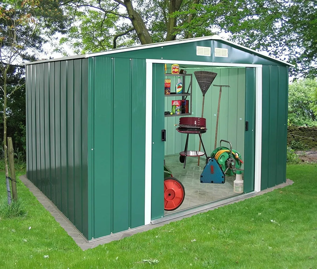 Duramax ECO Metal Garden Shed | 10×8 Feet | Free 3 - Image 1