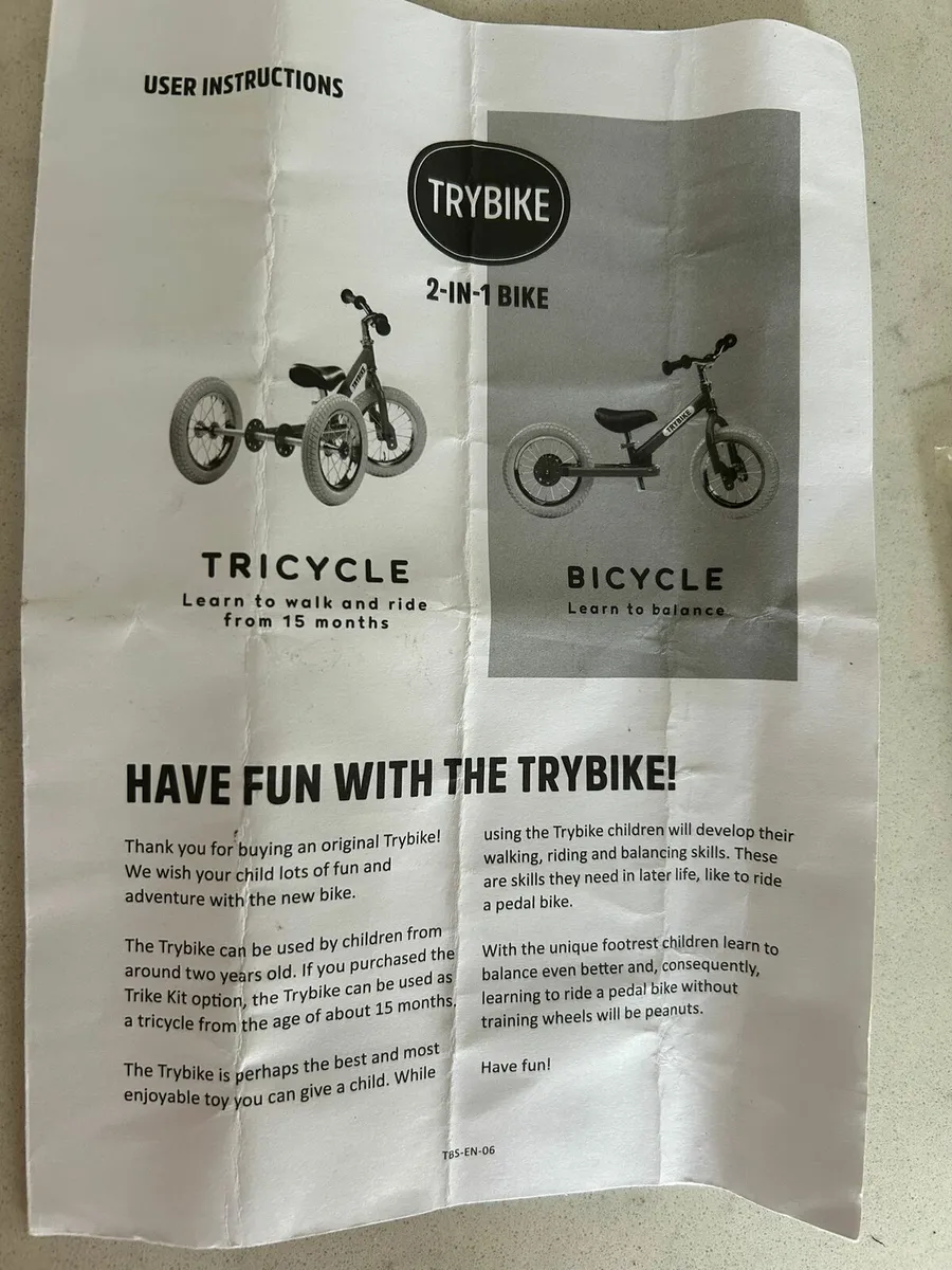 Kids Trybike - Image 3