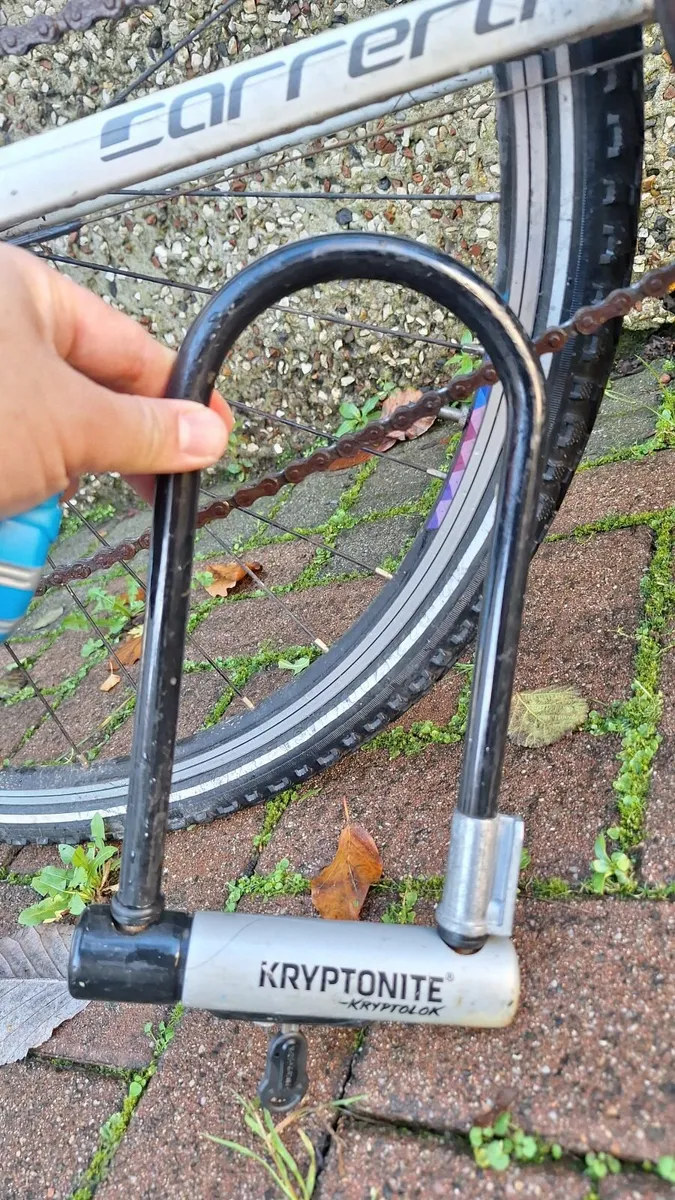 Womens bike + Kryptonite lock + pump + helmet - Image 4