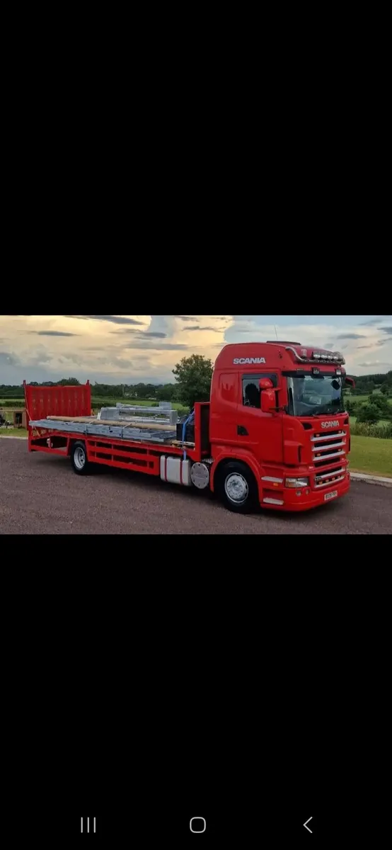 Scania R230 plant lorry beavertail - Image 1