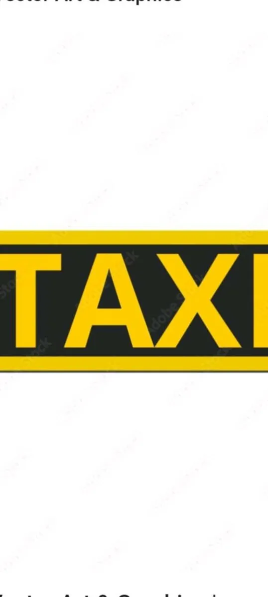 Taxi plate for rent