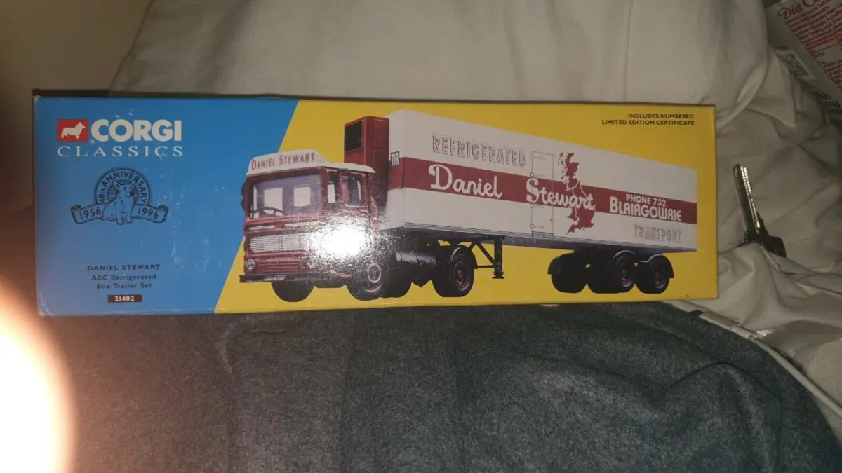 CORGI DIE.CAST LORRY DANEIL STEWART.. MODEL ..
