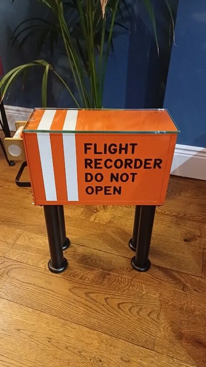 Coffee Table Black Box Flight Voice recorder from Boeing 757 aircraft - Image 1