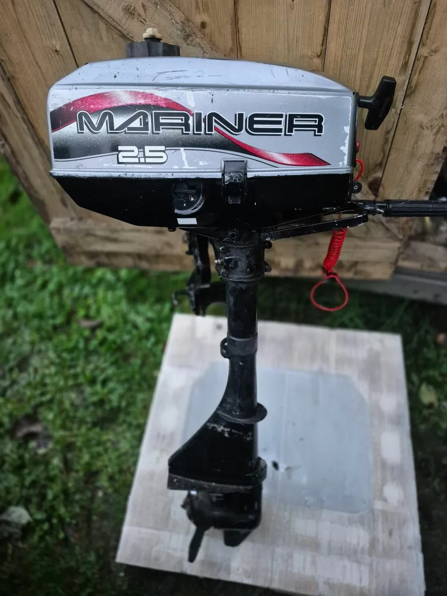 Auxiliary bracket and old Mariner 2.5 2 stroke - Image 4