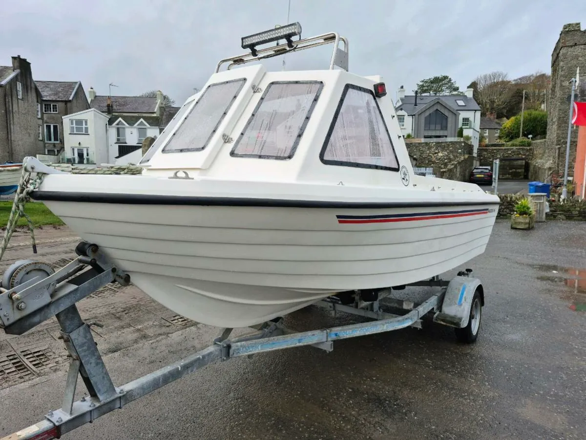 Warrior 165 fishing leisure boat with trailer - Image 2