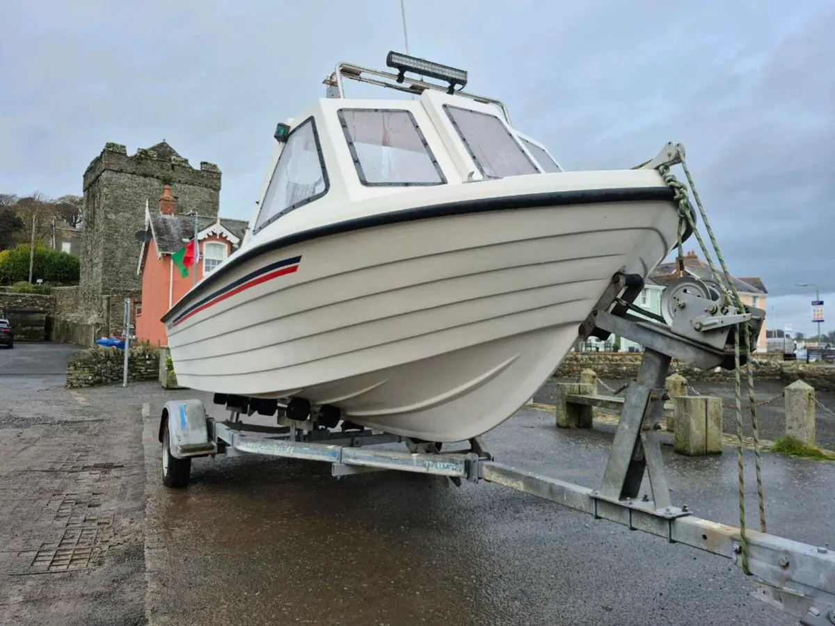 Warrior 165 fishing leisure boat with trailer - Image 3