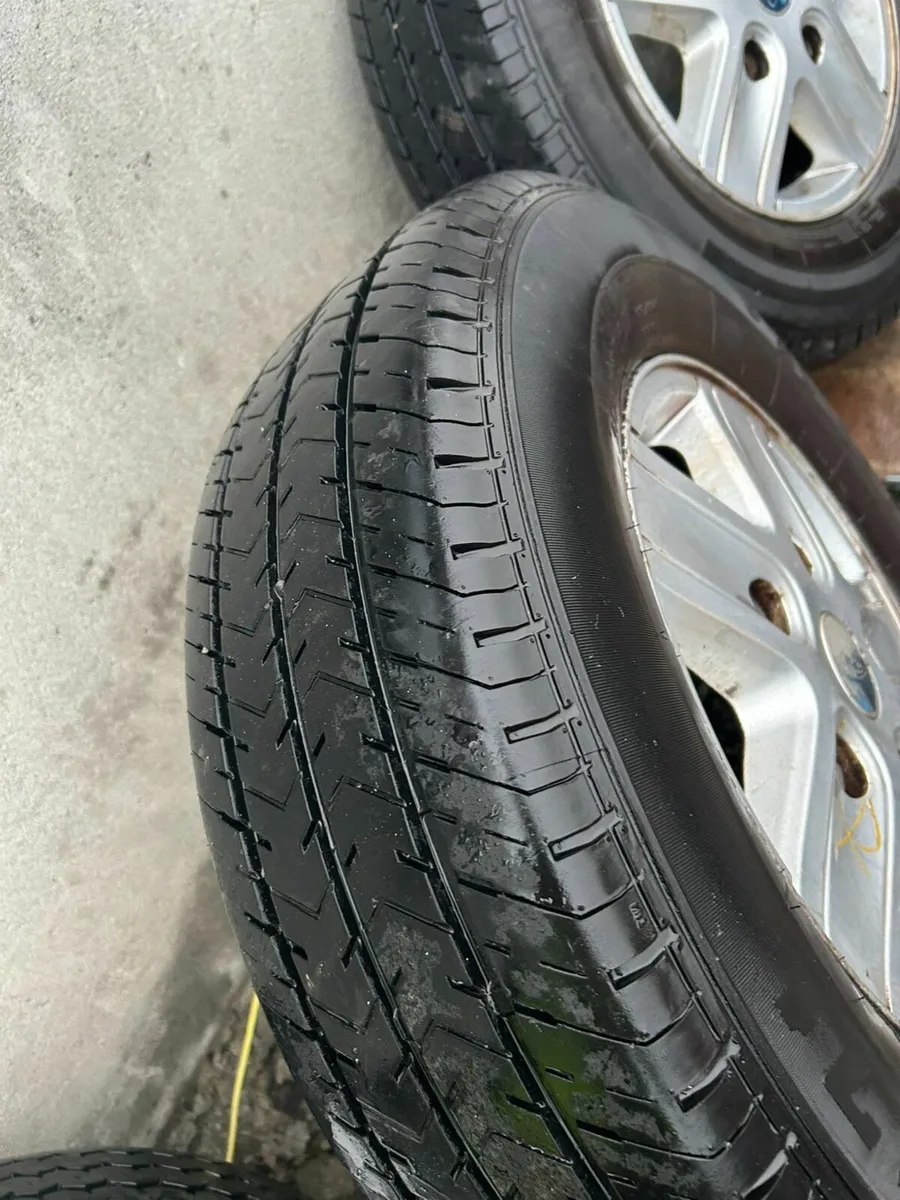 Ford Transit MK7 16" 5 spoke alloy wheels -new tyr - Image 4